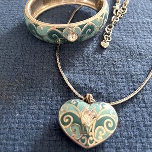 Brighton Heart shape Necklace with matching Bracelet